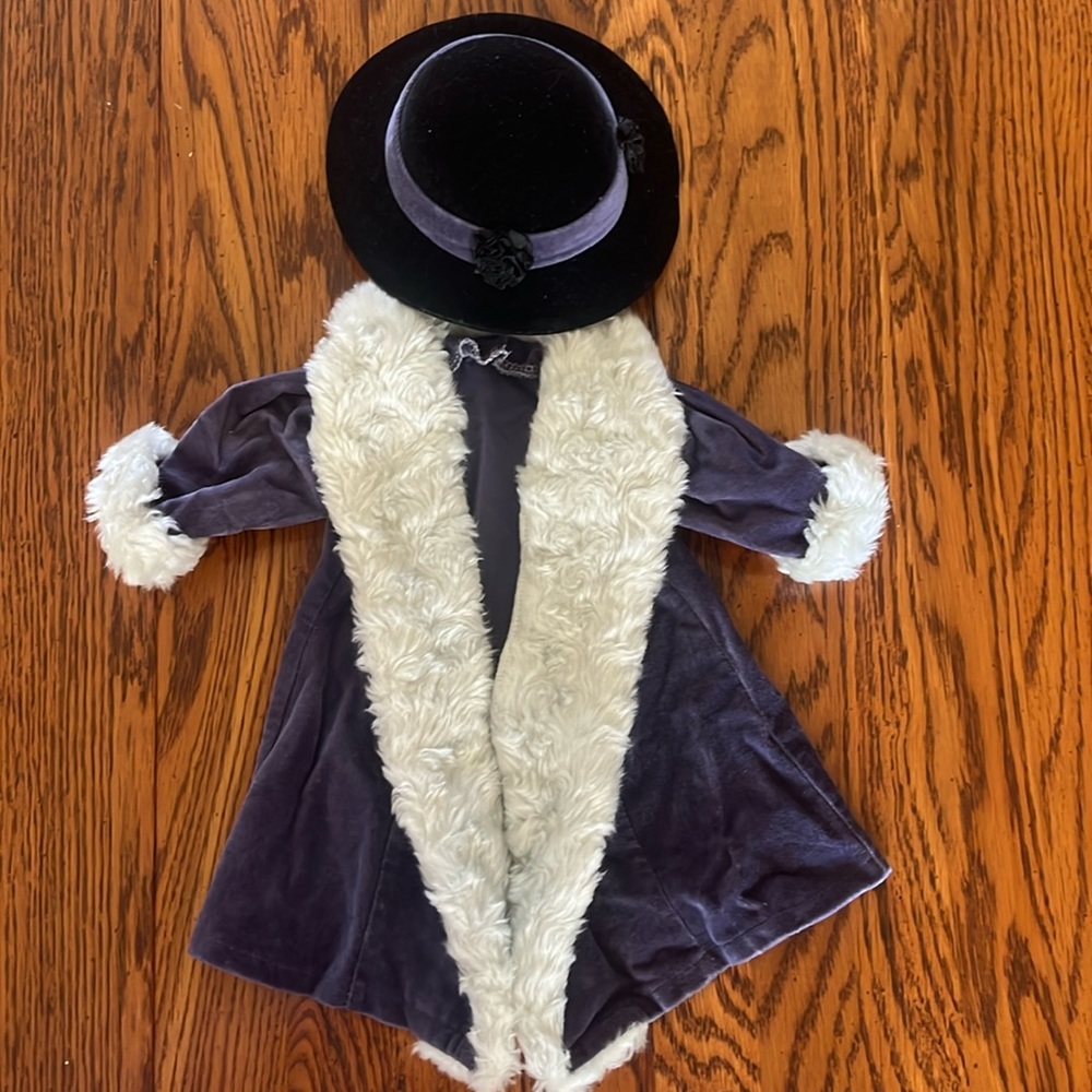 American Girl Doll winter coat and hat